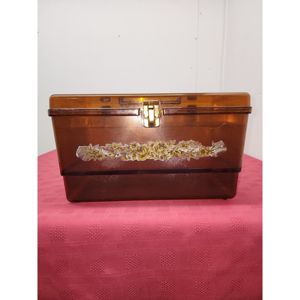 Wilson Wil-hold Sewing Box W Original Tray Filled W Vintage Sewing Notions EUC